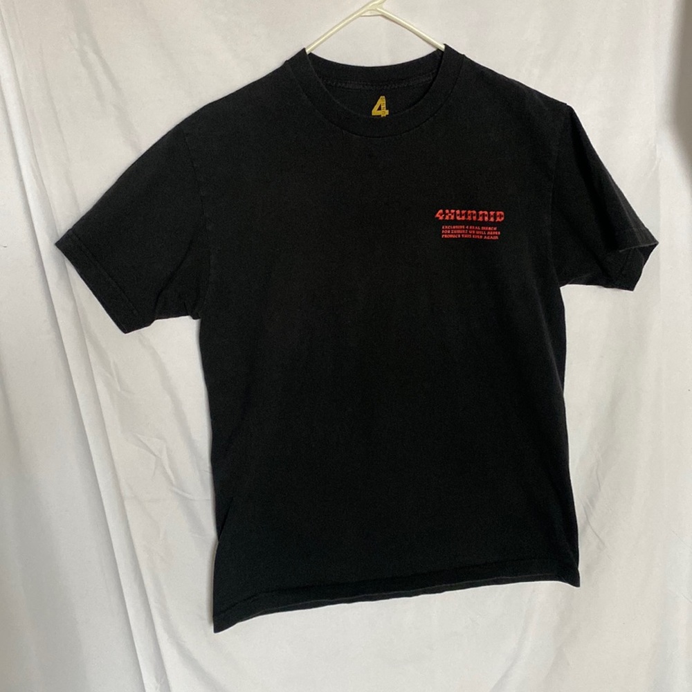 M 4HUNNID Limited Edition Black/Red Hologram T. Forever Sucka Free.